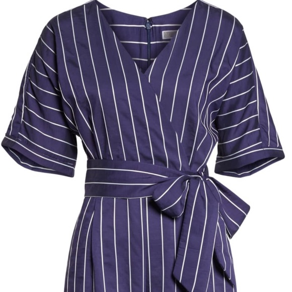 Chelsea 28 - Stripe Jumpsuit - Navy Size 4 - Picture 3 of 12